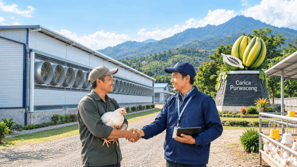 Peluang Kemitraan Ayam Broiler di Wonosobo Bersama Chickin