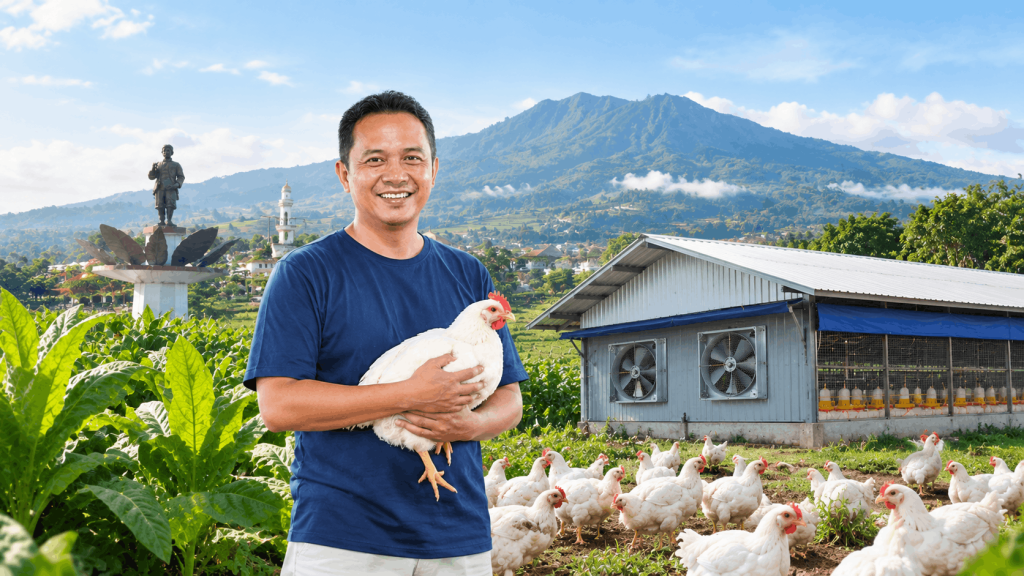 Potensi Beternak Ayam Broiler di Temanggung